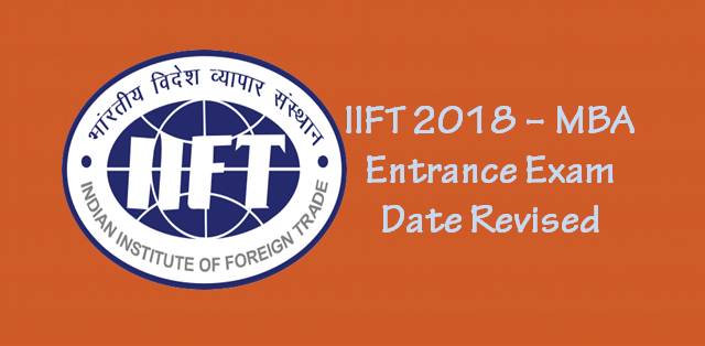 IIFT 2017 Exam Date