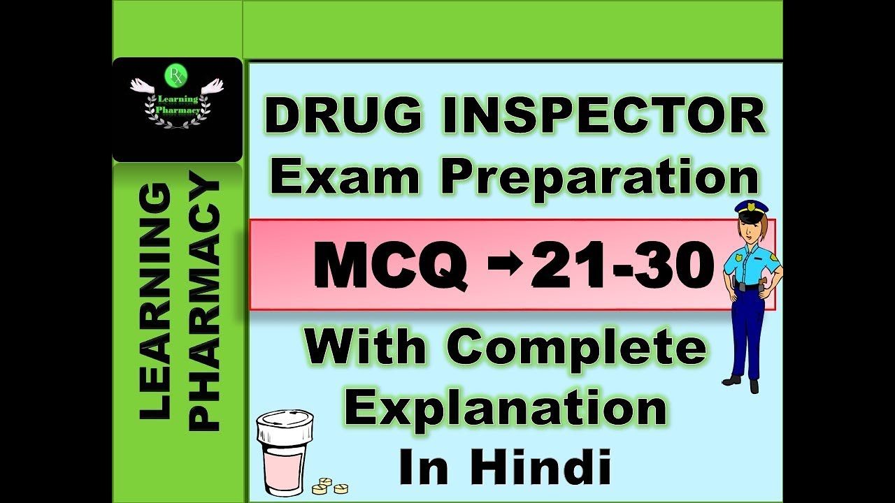 Gpat Niper Drug Inspector Exam Preparation Mcq 21 30 In Hindi With Complete Explanation Edugorilla Trends Videos News Career Updates
