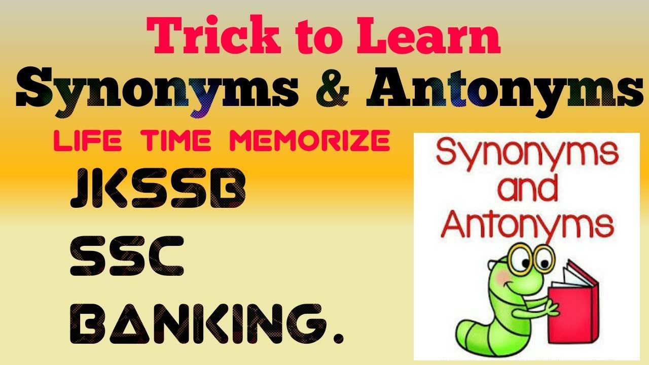 Tricks To Learn Synonyms And Antonyms Vocabulary Fast In Hindi At Home How To Improve Vocab 